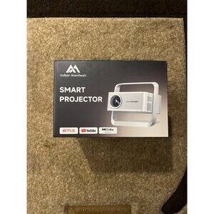 Smart 4K WiFi Bluetooth Projector, Native 1080P HDR10+ Portable Home Theater